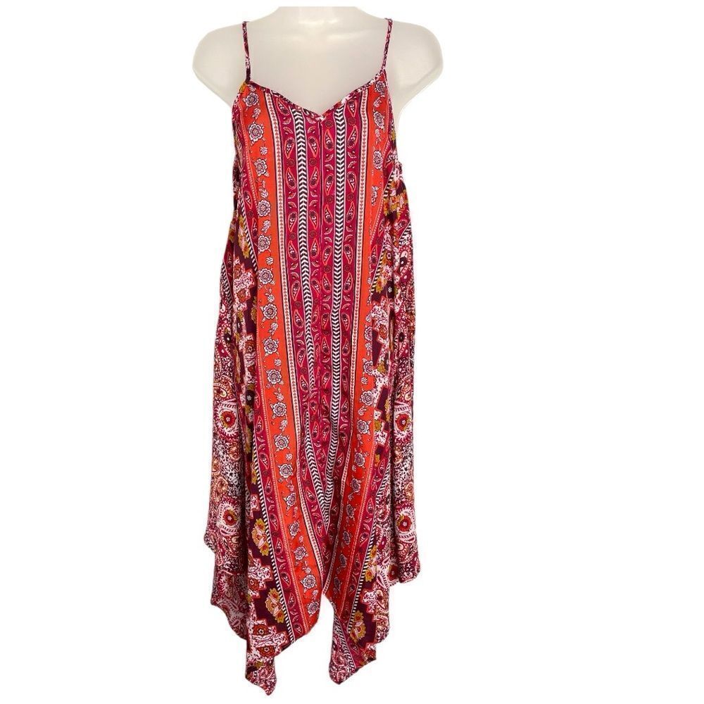 MLLE Gabrielle Red Handkerchief Dress